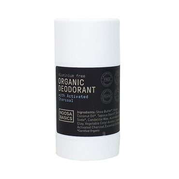Noosa Basics Deodorant Stick - Activated Charcoal and Eucalyptus 60g